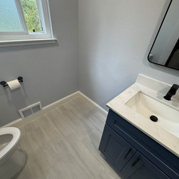 Home Remodel/ One Bath/paint/popcorn removal/LED Can lights/baseboards/Flooring