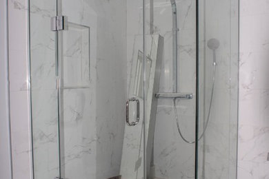 Stylish 90 degree Frameless Shower Enclosure
