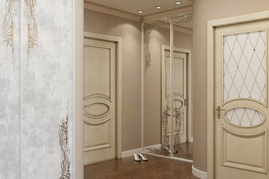 Пример оригинального дизайна: коридор в классическом стиле