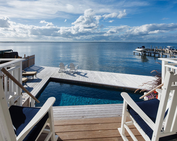 Beach Style Pool by Serenity Design