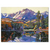 David Lloyd Glover 'Painter's Lake' Canvas Art, 18"x24"
