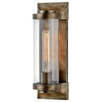 Hinkley - Hinkley 29060BU-LL Pearson - 1 Light Medium Outdoor Wall in Traditional - Take the indoor style of statement sconces outsidePearson 1 Light Medi Burnished Bronze Cle *UL: Suitable for wet locations Energy Star Qualified: n/a ADA Certified: n/a  *Number of Lights: 1-*Wattage:60w Incandescent bulb(s) *Bulb Included:No *Bulb Type:Incandescent *Finish Type:Burnished Bronze