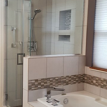The Construction Process - Contemporary Master Bath