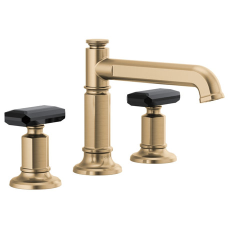 Invari 1.5 GPM Widespread Bathroom Faucet, Pop-Up Drain Assembly Less Handles