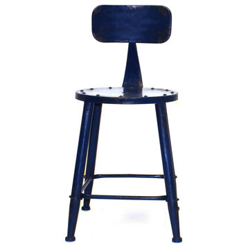 David Dining Chair, Frame, Blue