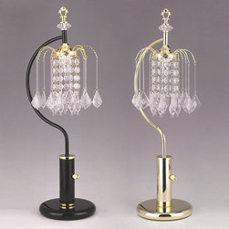 Crystal Table Lamp - Table Lamps