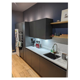 A Rustic Kitchen in a Modern Edinburgh Flat - Rustic - Kitchen ...