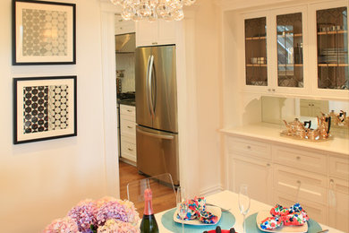 Transitional dining room photo in San Francisco