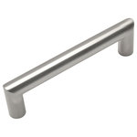 Door Corner - Cosmas Contemporary Cabinet Hardware, Satin Nickel, 4-1/4" Pull - Affordable Cosmas contemporary cabinet hardware features a warm oil rubbed bronze or elegant satin nickel finish. Nothing on the market provides better value or lasts longer than Cosmas branded products.