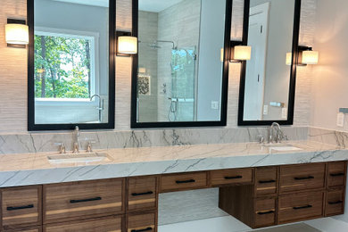 Example of a trendy bathroom design in Atlanta