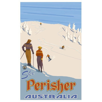 Paul A. Lanquist Perisher Australia Art Print, 12"x18"
