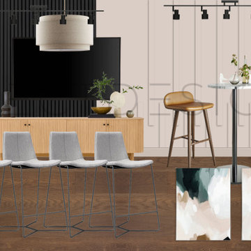 Basement Entertainment Area Redesign