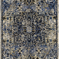 Karastan Tempest Perception Midnight Area Rug, 8'x11' - Contemporary ...