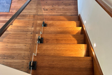 This is an example of a modern staircase in Melbourne.