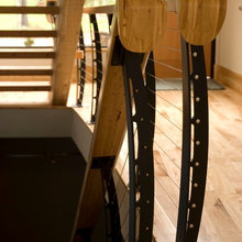 modern style log home