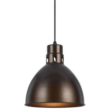 Cal Lighting UP-1109-6 Webster 1 Light Pendant - Canopy Included - Rust