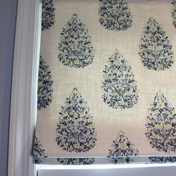 Custom Window Treatments by Lynn Chalk - Roman Shades