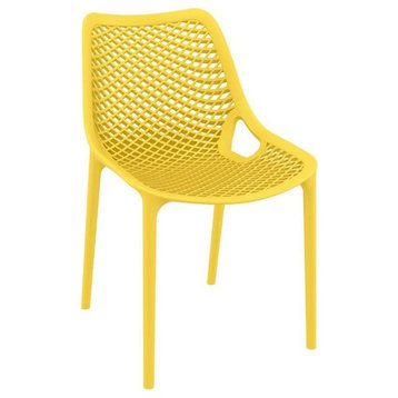 Air Outdoor Dining Chair Yellow