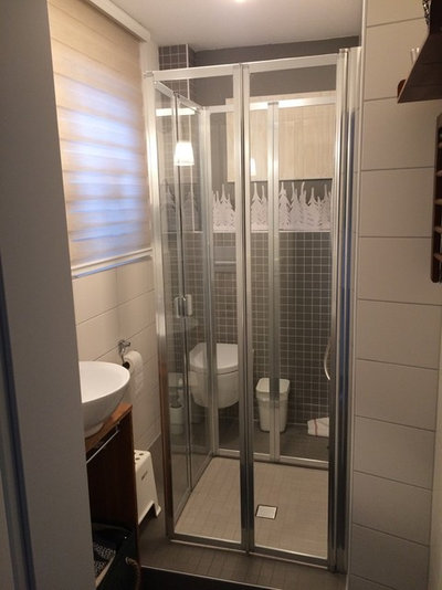 Dusche im gästebad: 9 raumsparende lösungen