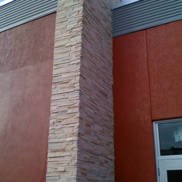 brick columns and block columns