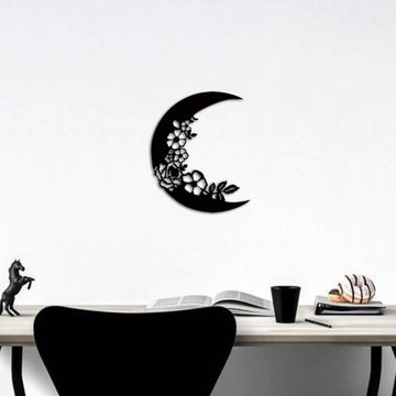 Flower on Lunar Moon Wall Art