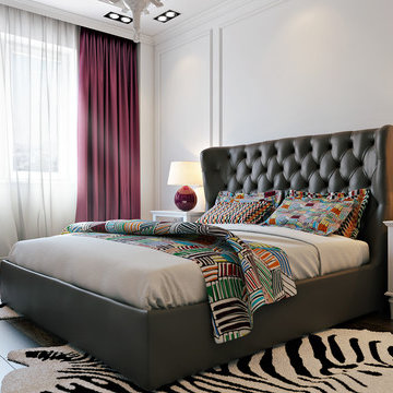 Bedroom 3D rendering