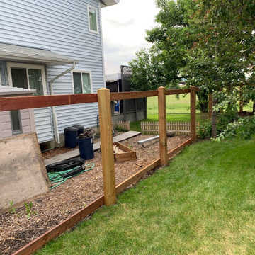 Bearspaw Fence rebuild
