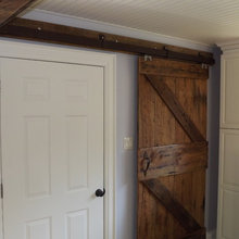 Sliding bard doors