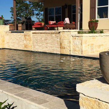 Elevated Porch hot tub