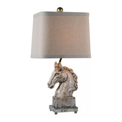 www.essentialsinside.com:rathin horse lamp - Lighting