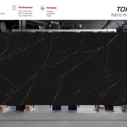 Nero Marquinia - Large Format Slab - Kitchen Countertops