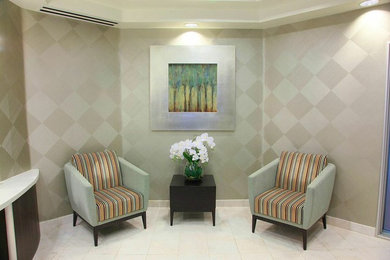 Example of a trendy home design design in Other