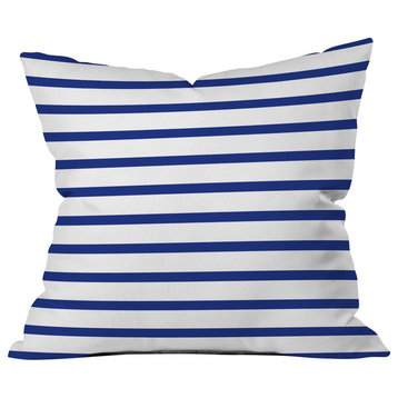 Holli Zollinger Nautical Stripe Outdoor Throw Pillow