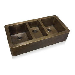Triple Bowl Apron Front Undermount - Kitchen Sinks