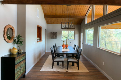 Inspiration for a farmhouse dining room remodel in Sacramento