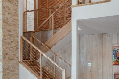 Staircase - coastal staircase idea in New York