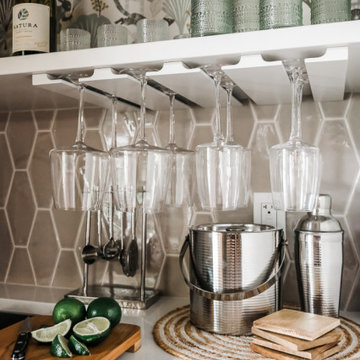 Built-In Wet Bar + Storage