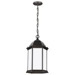 Sea Gull Lighting - Sea Gull Lighting 6238751-71 Sevier - 1 Light Outdoor Pendant - The Sevier outdoor collection by Sea Gull LightingSevier 1 Light Outdo Antique Bronze SatinUL: Suitable for damp locations Energy Star Qualified: n/a ADA Certified: n/a  *Number of Lights: Lamp: 1-*Wattage:100w A19 Medium Base bulb(s) *Bulb Included:No *Bulb Type:A19 Medium Base *Finish Type:Antique Bronze