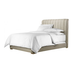 York Linen Upholstered Bed - Beds