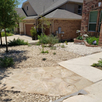 Flagstone Garden Paths for the Texas Hill Country