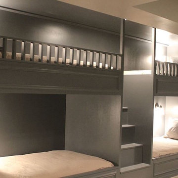 Finished Basement with Guest Room and Kitchen