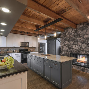 Hawthorn Woods Rustic Kitchen Renovation