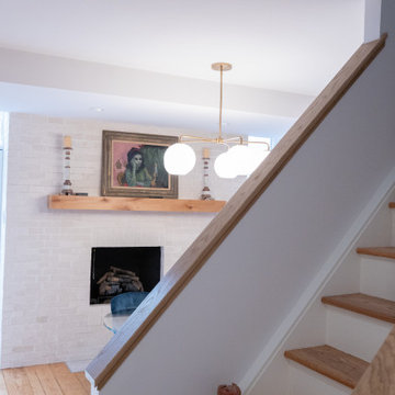 Transitional Light-Gray Kitchen Remodel | Shaker Cabinets