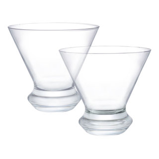 Cathy Crystal Martini Glasses 8 .5 oz. (Set of 2)