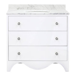 Worlds Away - Worlds Away Betsy Vanity - Bathroom Vanities And Sink Consoles