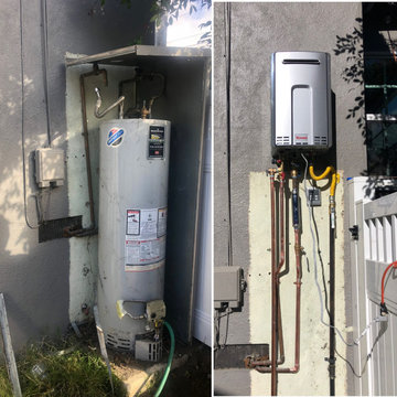 New tankless water heater install