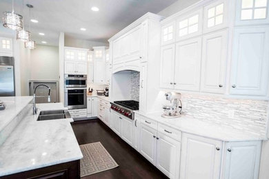 Elegant kitchen photo in Chicago