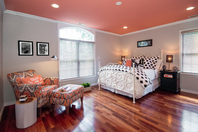Inspiration for a transitional bedroom remodel in New York