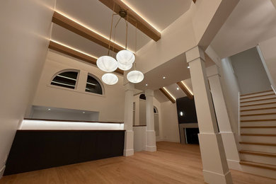 Minimalist home design photo in Vancouver