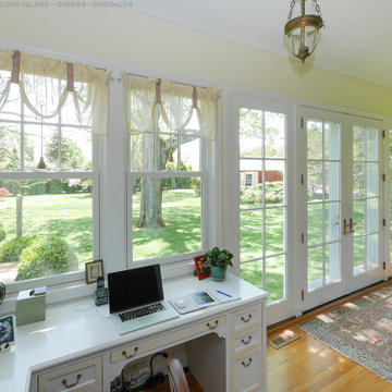 Bright and Pretty Work Space with New Windows - Renewal by Andersen Long Island